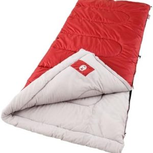 Coleman Palmetto 30⁰F Adult Sleeping Bag, Cool-Weather Sleeping Bag with Snag-Free Zipper & Soft Liner, Machine Washable